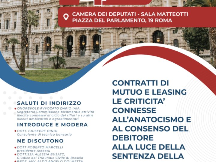 Ci avviciniamo al legislatore …